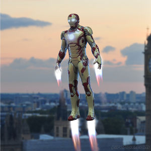 iron man flying