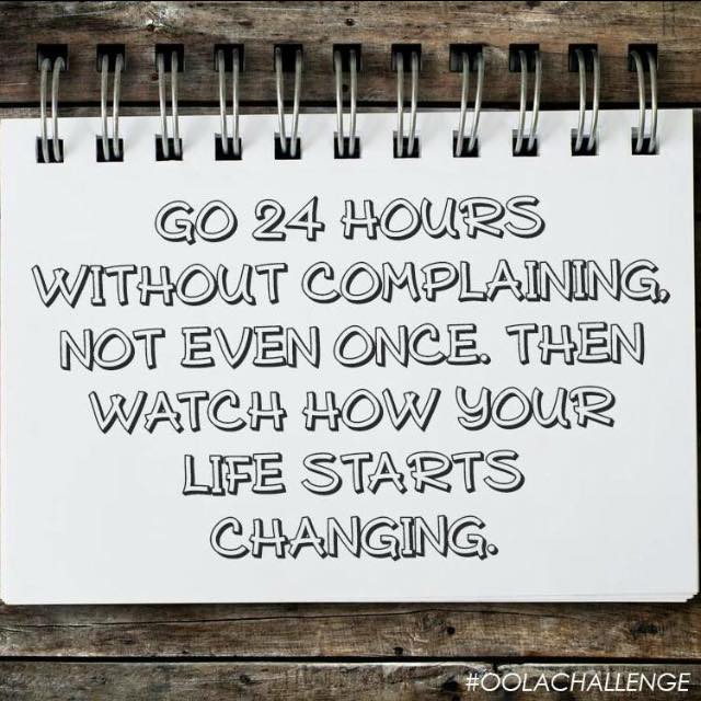 Go 24 Hours Without Complaining